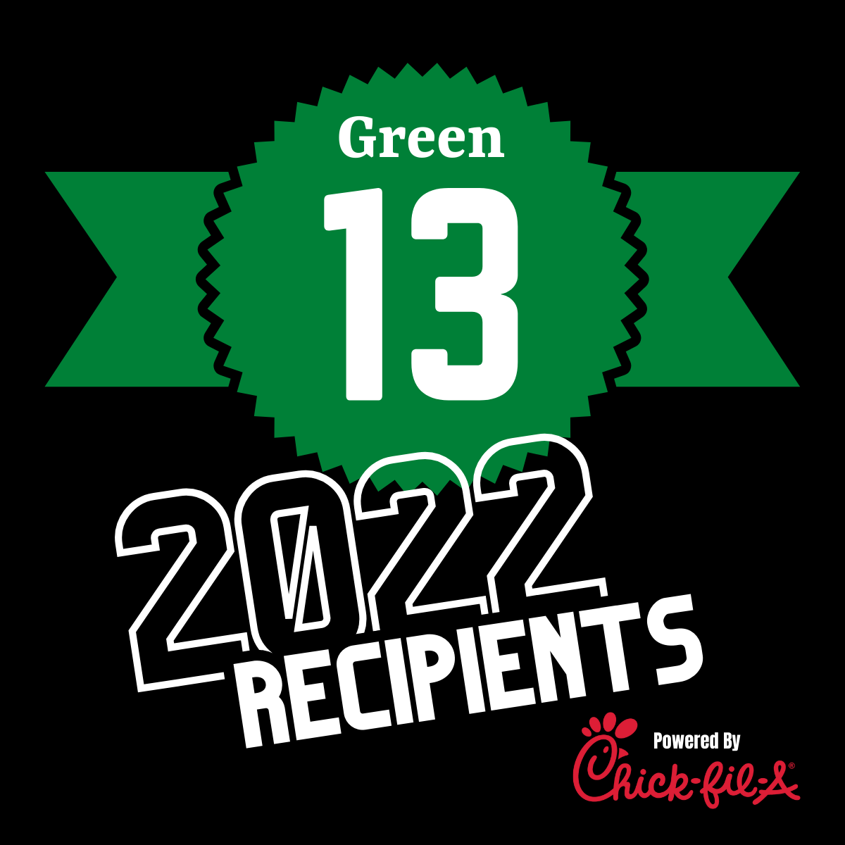 Green 13 2022 Recipients
