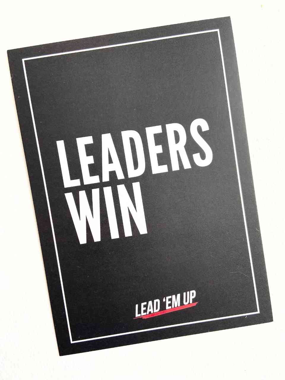 Locker Print – Leaders Win
