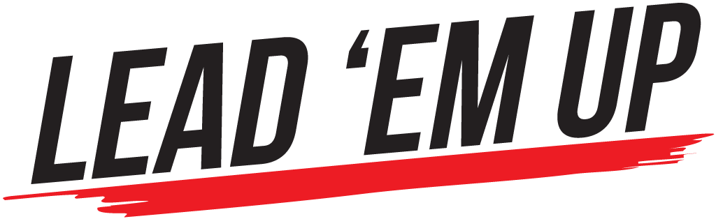 Lead 'Em Up - Logo - Black with Transparent Background