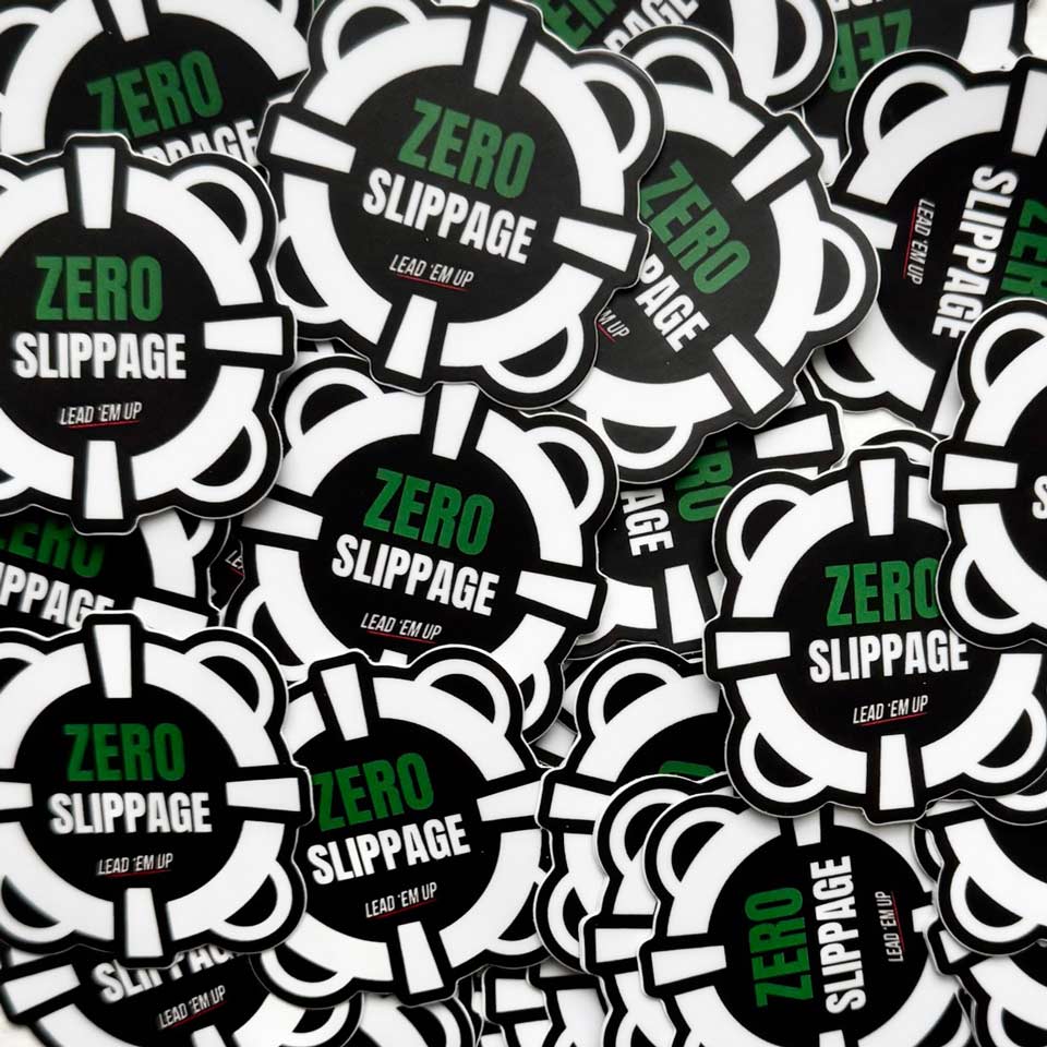 Zero Slippage Sticker